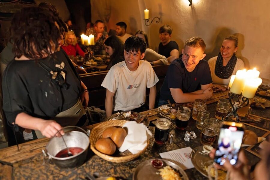 From Prague: Medieval Dinner, Show, Castle and Brewery - Timing, group size and comfort