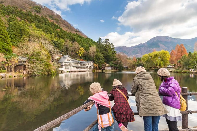 Fukuoka: Yufuin & Beppu Day Tour (Dazaifu / Brewery Options) - Two hours in Yufuin Onsen