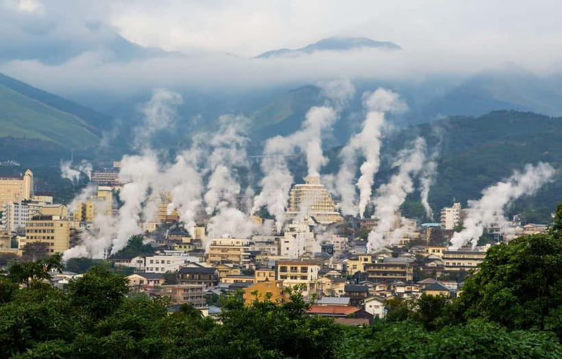 Fukuoka: Yufuin & Beppu Day Tour (Dazaifu / Brewery Options) - Beppu’s Kamado Jigoku in a short visit