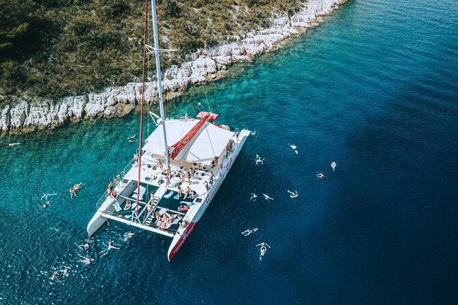 Full-Day Catamaran Cruise to Hvar & Pakleni Islands with Food and free Drinks - Pakleni Islands add the best swim setting
