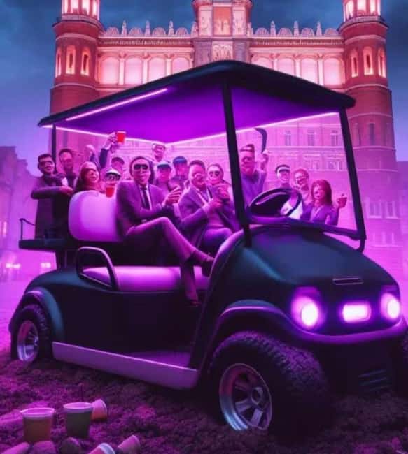 Gdansk: NO LIMIT BEER City Tour by Golf Cart Private/Shared - Churches, streets, and the Old Town’s scale