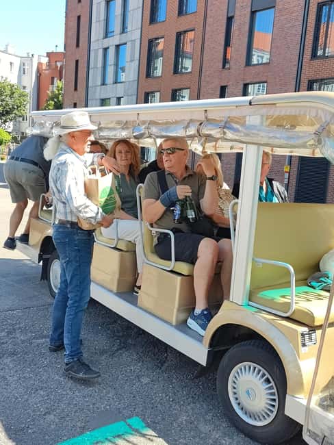 Gdansk: NO LIMIT BEER City Tour by Golf Cart Private/Shared - From the railway station to the market hall