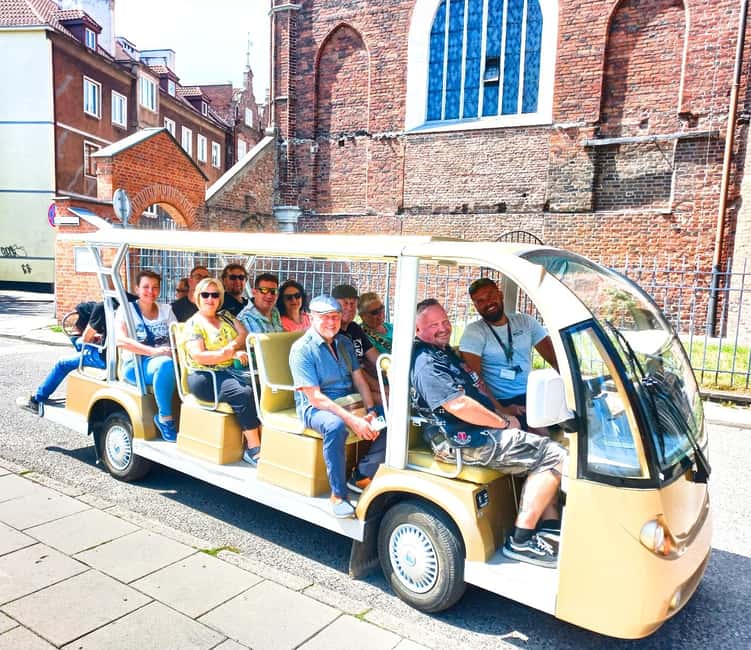 Gdansk: Top Unlimited Beer & Highlights Tour by Golf Buggy - The Great Harbor Crane and medieval Gdańsk
