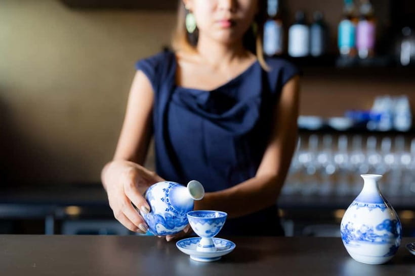 Ginza, Tokyo: Sake Experience with traditional vessels - Three regional sakes to start your Tokyo evening