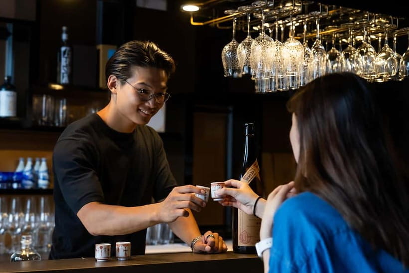 Ginza, Tokyo: Sake Experience with traditional vessels - Entering JIDAI on Ginza’s 11th floor