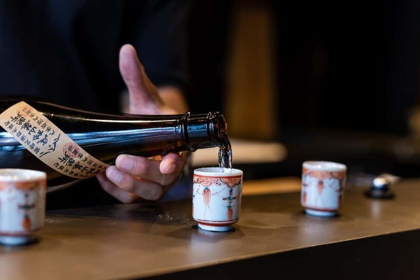 Ginza, Tokyo: Sake Experience with traditional vessels - What the $22 price really covers