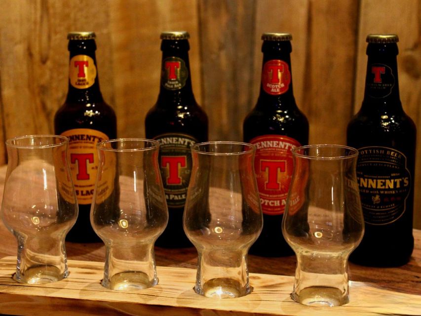 Glasgow: Beer Flight with a Haggis Taster in a Glasgow pub - Four beers from Glasgow’s brewing tradition