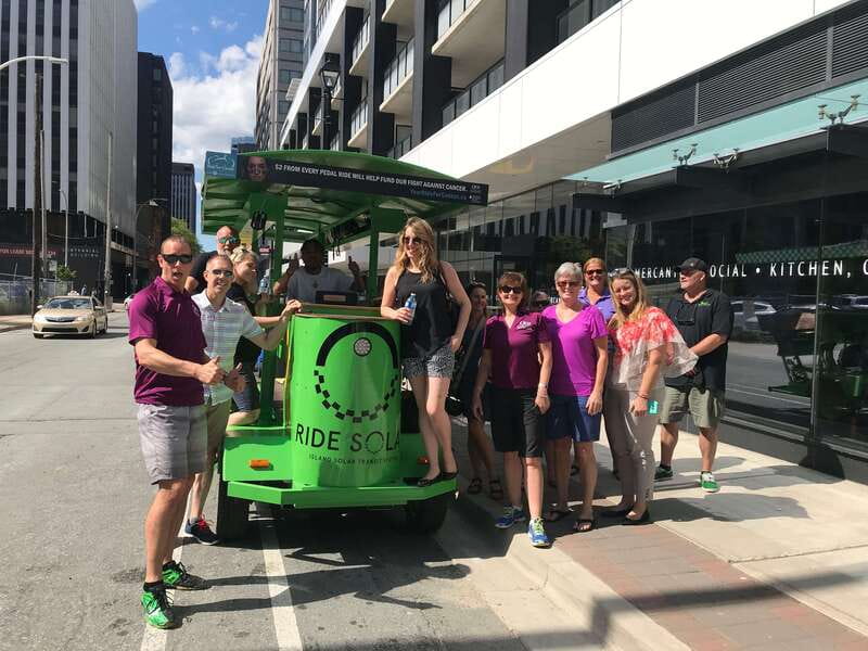 Halifax: Solar Waterfront Food/Drink Party Bike Experience - The first restaurant stop: a discount, not a full meal