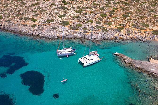 Heraklion: Sunset Luxury Cruise with Sushi and Open Bar - Swimming and water time in Dia’s bay