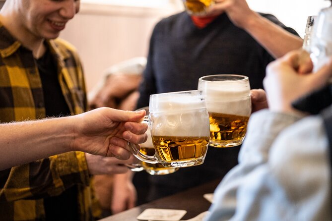 Hidden Beer Gems of Old Prague - Meeting Franz Kafka beneath the rotating head