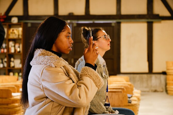 Hiroshima Saijo Sake Tasting Tour with visit to 7 Breweries - Kamotsuru: a polished first taste of Daiginjo