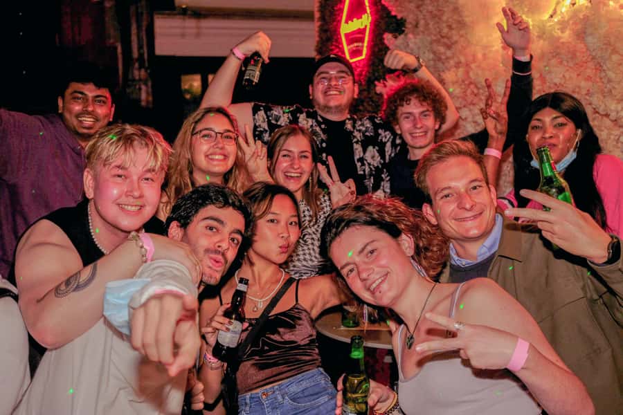 Hong Kong: 3-Hour Lan Kwai Fong Pub Crawl - Lan Kwai Fong after dark