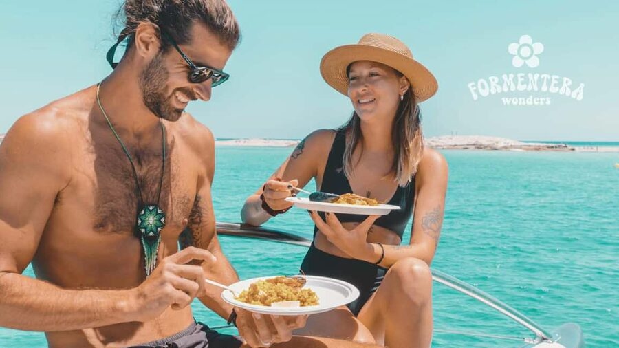 Ibiza: Boat Trip to Formentera with Open Bar and Paella - S’Espalmador, Shoreline and Shallow Water