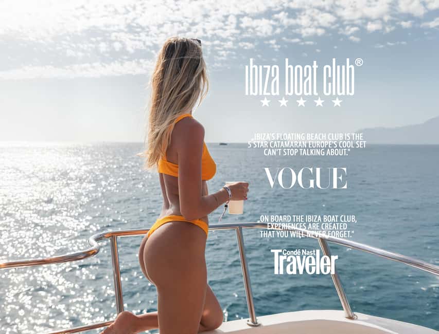 Ibiza: Bottomless Brunch at Ibiza Boat Club with Drinks & DJ - Starting with unlimited drinks and Ibiza views