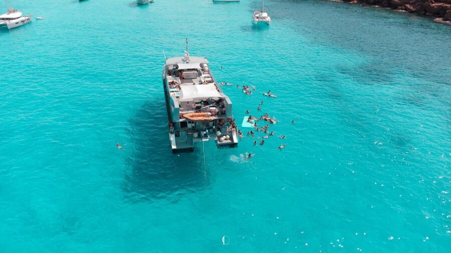 Ibiza: Crystal Waters Formentera, Open Bar and Buffet Lunch - Illetas and the second swim