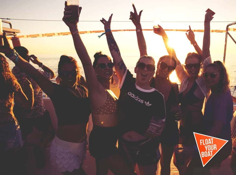 Ibiza: Sunset Boat Party Cruise with DJs with 2 Clubs - Music, dancing, and the onboard mood