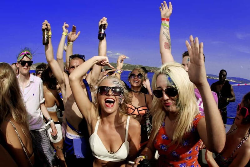 Ibiza Sunset Boat Party with 3hrs Open Bar + 3 Club Entries - Choosing your three Ibiza venues