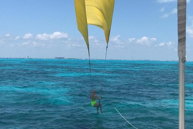 Isla Mujeres adventure by Catamaran. Snorkel, open bar and lunch - What the $65 price really covers
