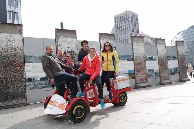 Jetbike Berlin fun bike beer bike - Holocaust Memorial: a brief but serious stop