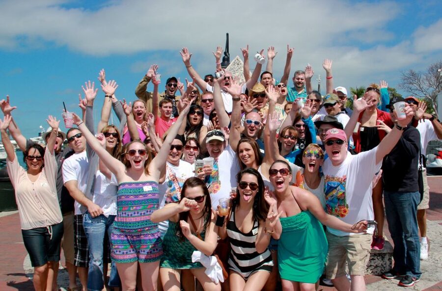 Key West: 2.5-Hour Duval Street Pub Crawl - Meeting at the Key West Promotions Booth
