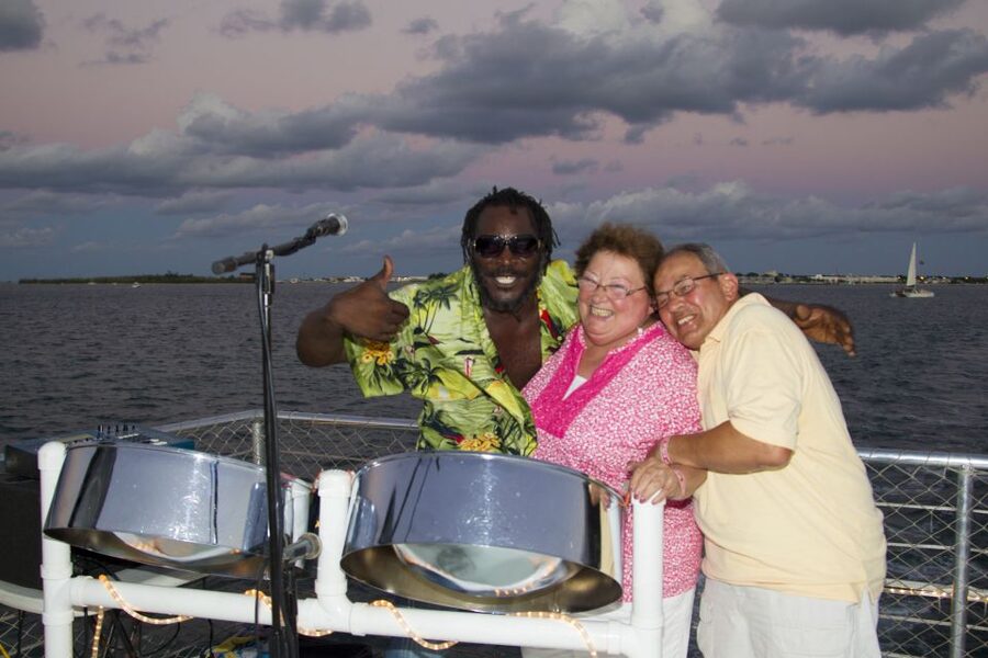 Key West: Sunset Dinner Cruise with Open Bar & Live Music - Upper-deck music and sunset views