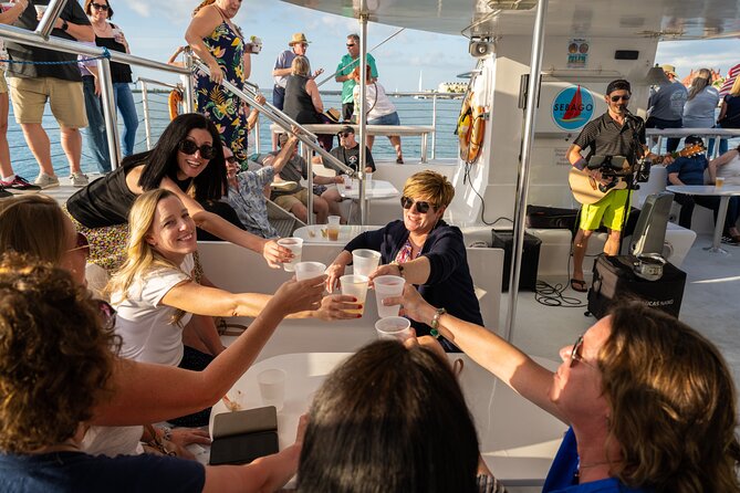 Key West Sunset Sail with Open Bar, Live Music and Hors D'oeuvres - The open bar and live music