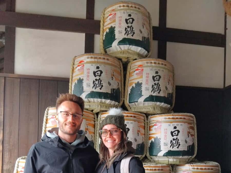 Kobe: 3-Hour Sake Breweries Tour with Special Tasting - The middle stop: comparing different brewing approaches