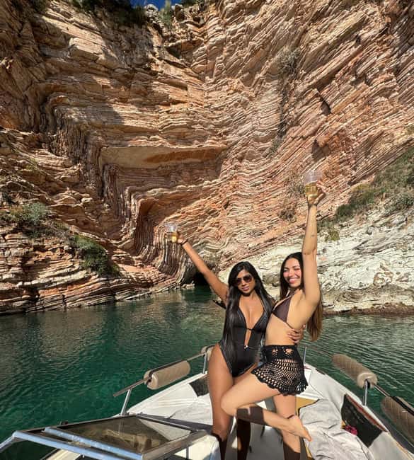 Ksamil Pigeon Cave Snorkeling free Drinks Speedboat In Group - Key points at a glance
