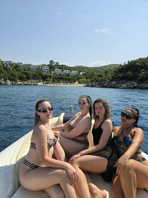 Ksamil Pigeon Cave Snorkeling free Drinks Speedboat In Group - From Mango Beach Bar to the Albanian coast