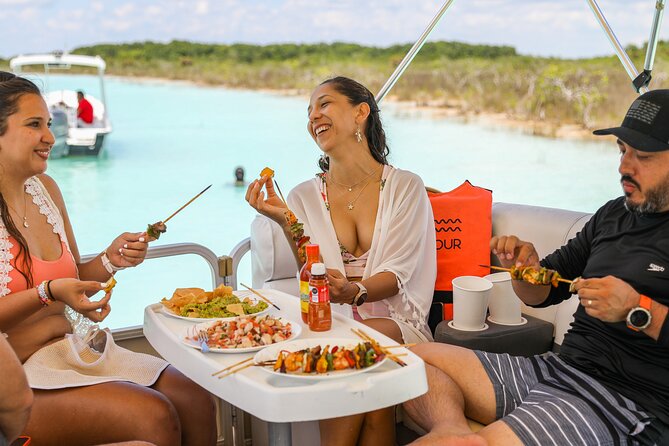 Laguna Grill - Private Boat with on-board BBQ and Drinks Included - Cenote de la Bruja and Cenote Cocalitos