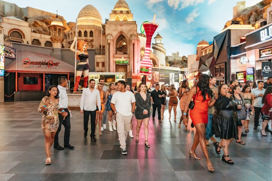 Las Vegas: Club Crawl and Party Bus with Free Drinks - First Strip stops, drink specials, and club access