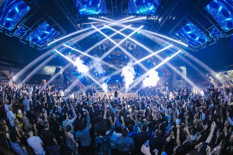 Las Vegas: Club Crawl by Party Bus w/ Free Drinks - The first bar and nightclub inside the hotel