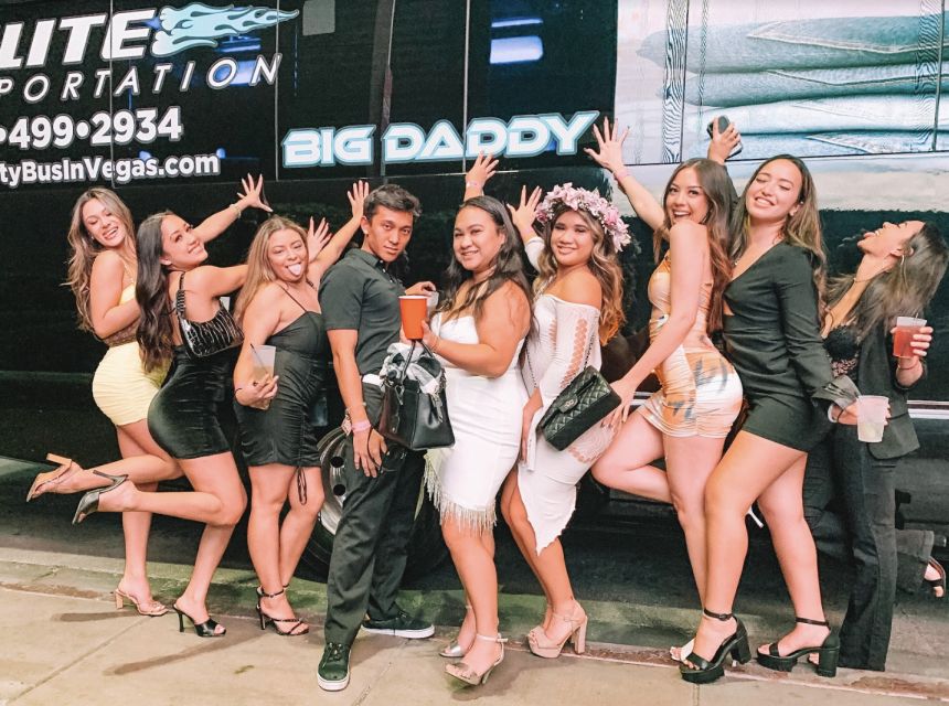 Las Vegas Fremont Street Bar Crawl (party bus add-on option) - The optional party bus is the strongest upgrade