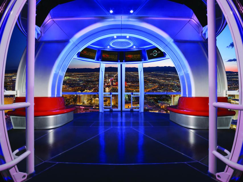 Las Vegas: High Roller Entry Ticket with In-Cabin Open Bar - The narration and views from the highest point