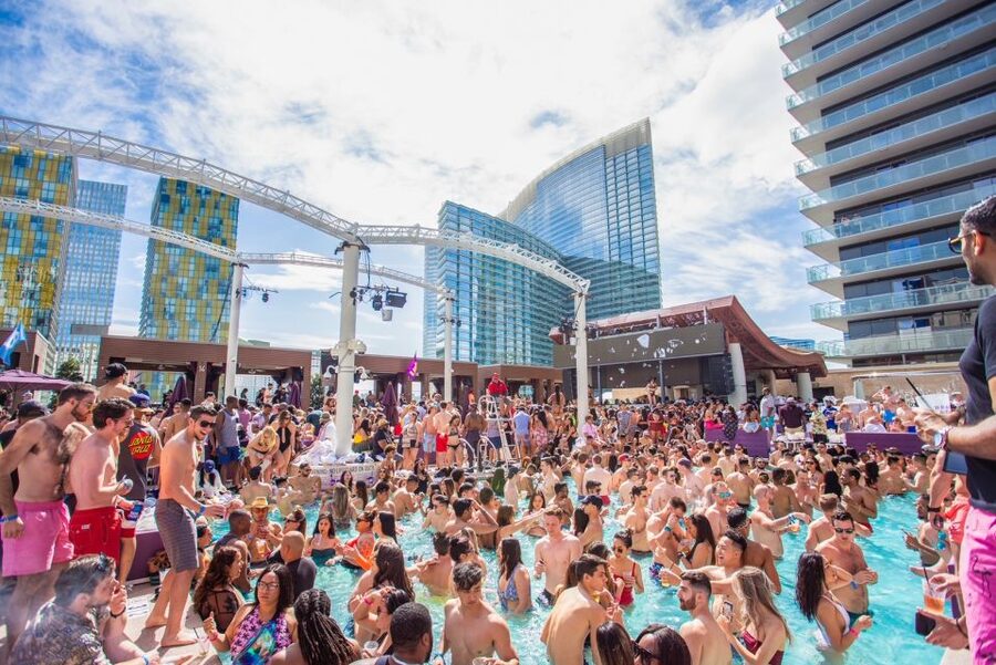 Las Vegas: Party Bus Day Club Tour with Drinks & Club Entry - What happens at the clubs
