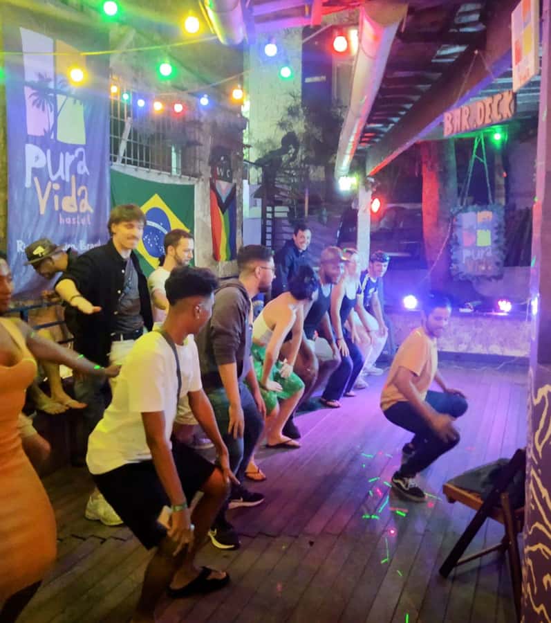 Latin Music Dance Class + DJs + 2 Free Drinks - What the $12 price really buys you