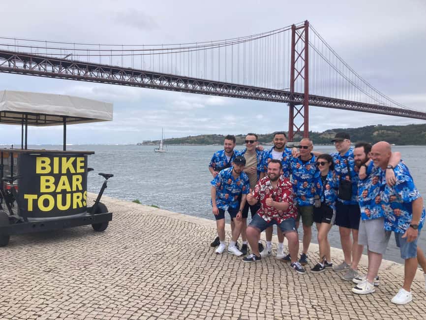 Lisbon: 1-Hour Beer Bike Tour with Draft Beer & Sangria Ride - A moving party beside the Tagus