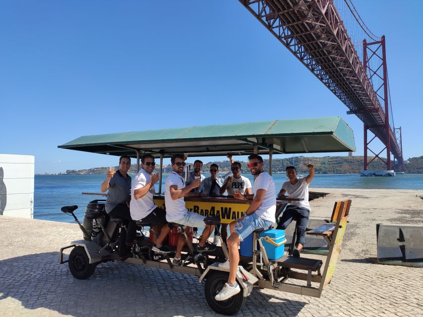 Lisbon: 1-Hour Beer Bike Tour with Draft Beer & Sangria Ride - Beer, sangria, music, and the social side