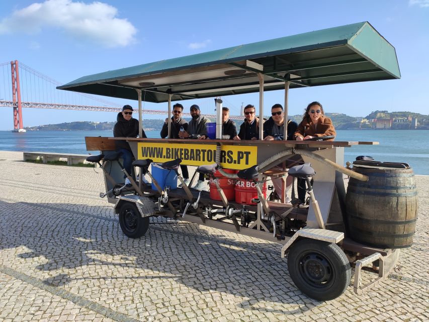 Lisbon: 1-Hour Beer Bike Tour with Draft Beer & Sangria Ride - What the one-hour route actually offers