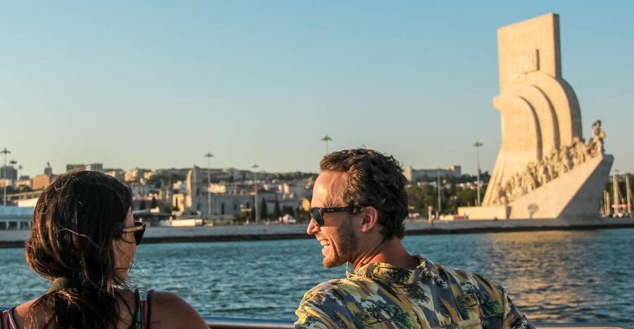 Lisbon: Cruise to the Beach with BBQ, Open Bar and Music - Leaving Lisbon’s waterfront for river views