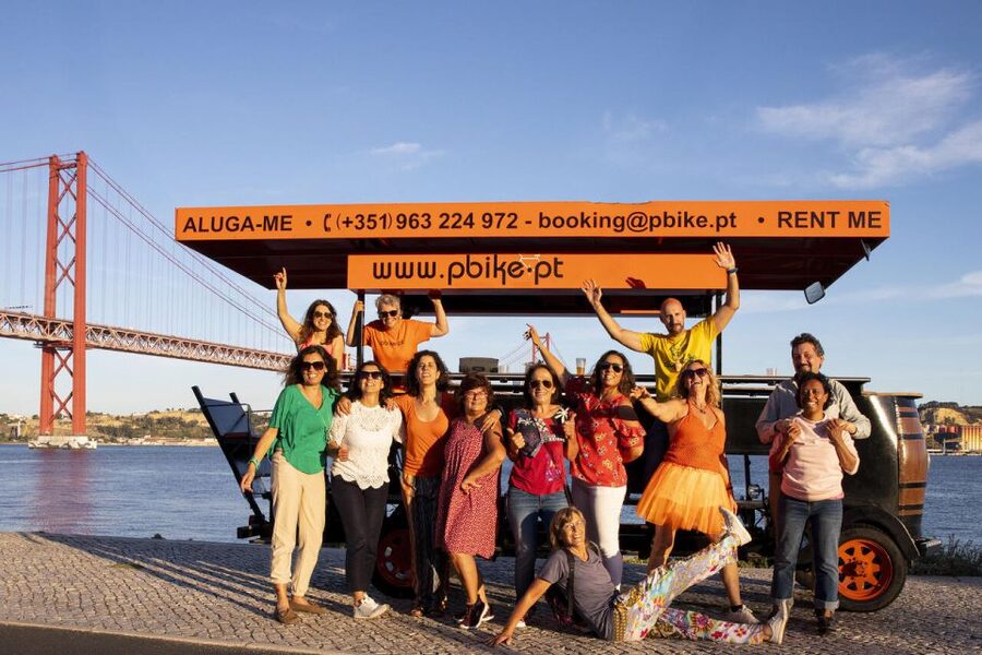 Lisbon: Fun Beer Bike by the Seafront - Is $37 good value?