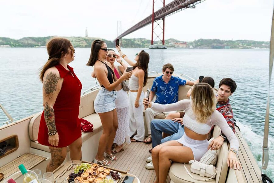 Lisbon: Relax in the Waves - Open Bar and Snacks at Sunset - From MAAT to the Tejo Power Station