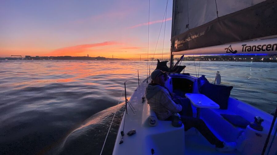 Lisbon: Sailboat Tour w/ Local Guide and Open Bar Green Wine - The first 25 minutes: safety, sailing, and the western waterfront