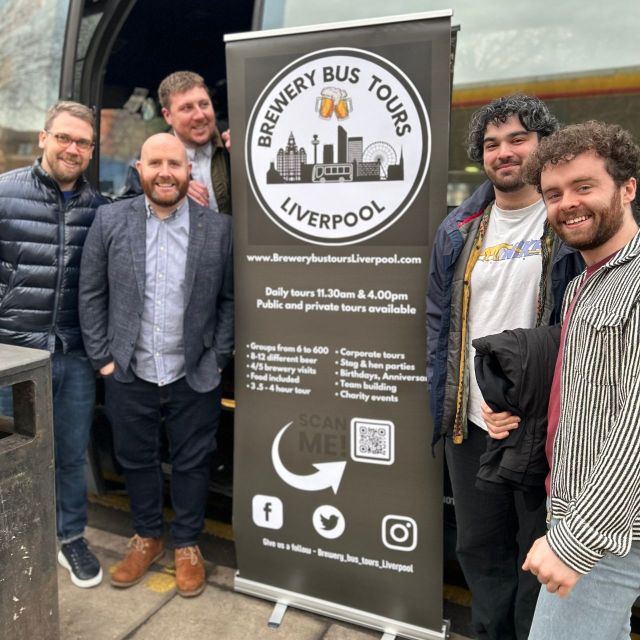 Liverpool: Brewery Bus Tour with 12 Beer and Pizza - Weather, clothing, and practical planning