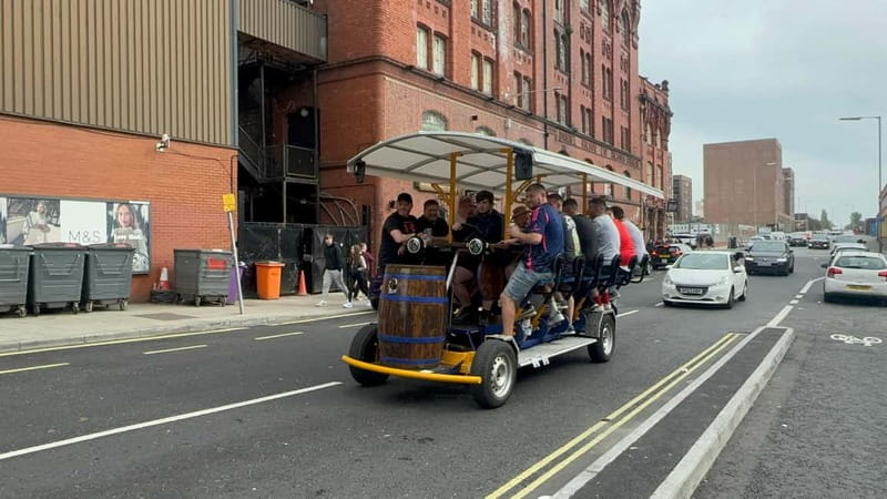 Liverpool: Party Bike Tour with Beer, Prosecco or Cider - What the Liverpool party bike is really like