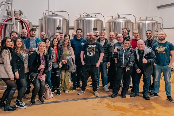 Liverpool's Brewery Bus Tour– 4 Breweries, 12 x Craft Beer & Food - What the beer tasting is really worth