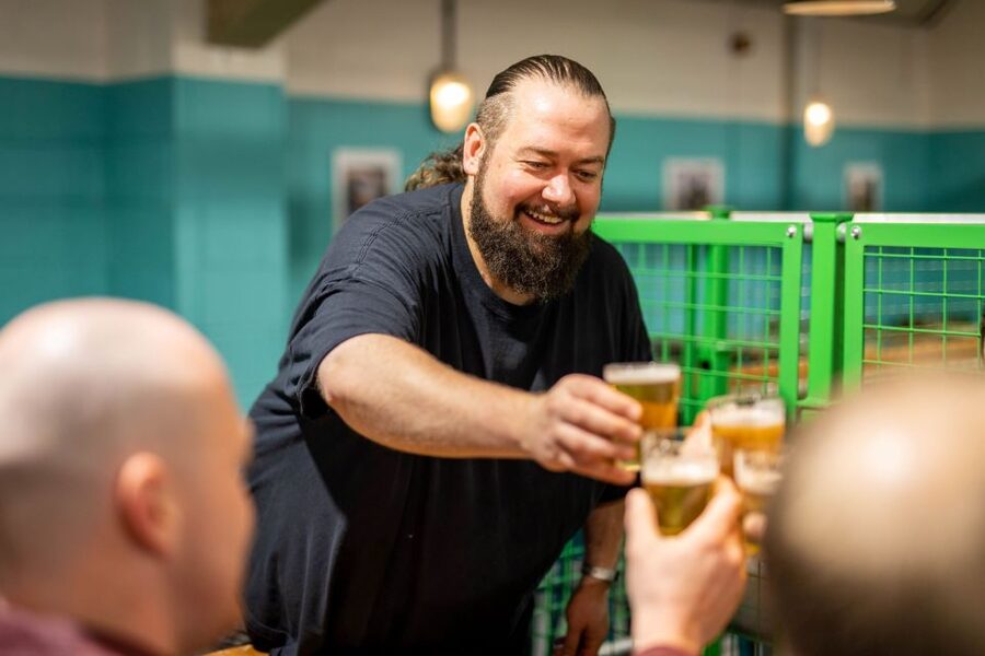 London: Craft Brewery Tour with Tasting of 4 Beers - Arriving at Five Points Brewery in Hackney