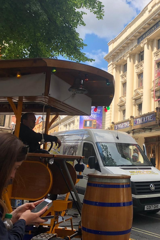 London: Piccadilly and Soho Beer Bike Tour - What happens during the one-hour option