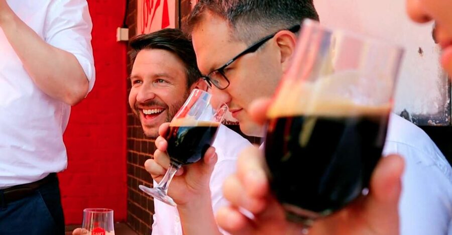 London: Secret Beer Tour - The first stop: a historic tap room beside the Thames