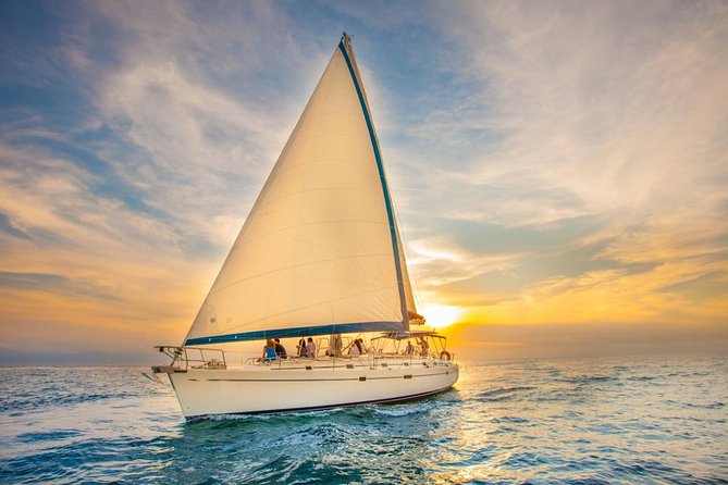 Los Cabos Luxury Sunset Sail with Light Appetizers and Open Bar - El Arco at sunset